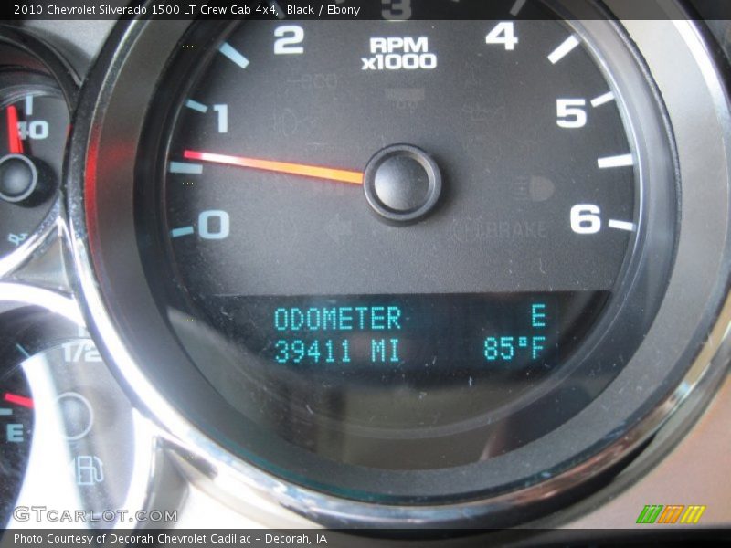 Black / Ebony 2010 Chevrolet Silverado 1500 LT Crew Cab 4x4