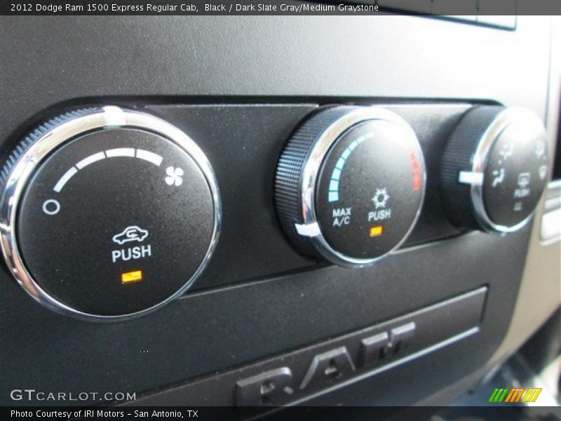 Black / Dark Slate Gray/Medium Graystone 2012 Dodge Ram 1500 Express Regular Cab