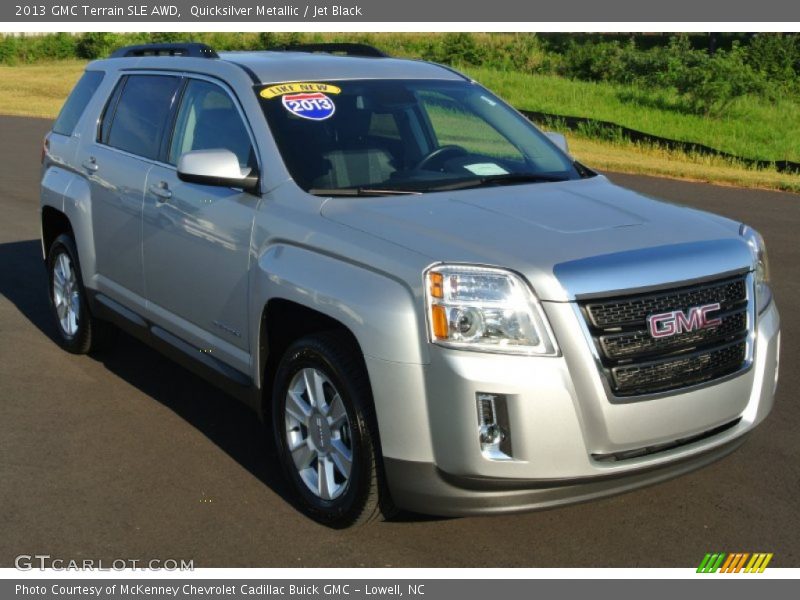 Quicksilver Metallic / Jet Black 2013 GMC Terrain SLE AWD