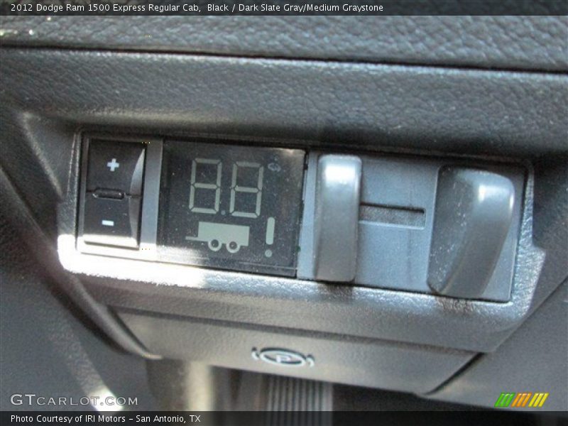 Black / Dark Slate Gray/Medium Graystone 2012 Dodge Ram 1500 Express Regular Cab