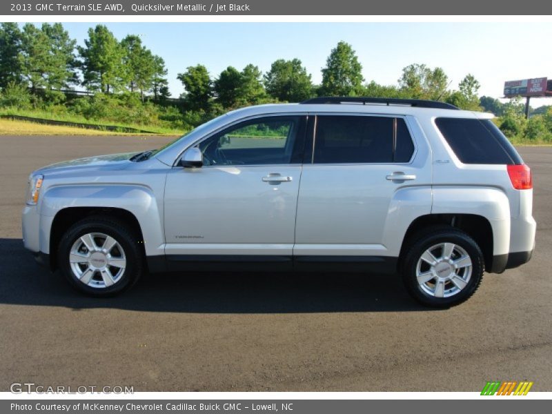 Quicksilver Metallic / Jet Black 2013 GMC Terrain SLE AWD