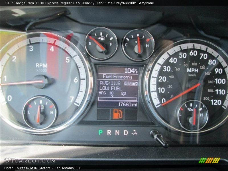 Black / Dark Slate Gray/Medium Graystone 2012 Dodge Ram 1500 Express Regular Cab