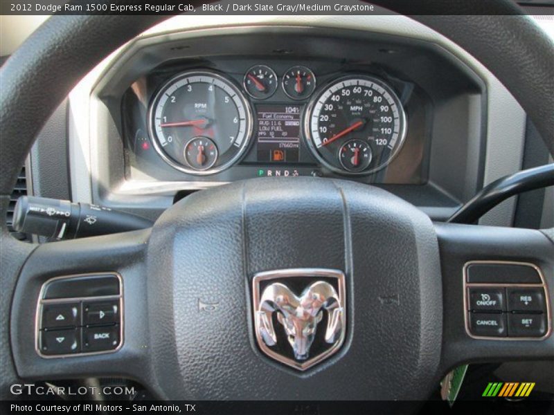 Black / Dark Slate Gray/Medium Graystone 2012 Dodge Ram 1500 Express Regular Cab