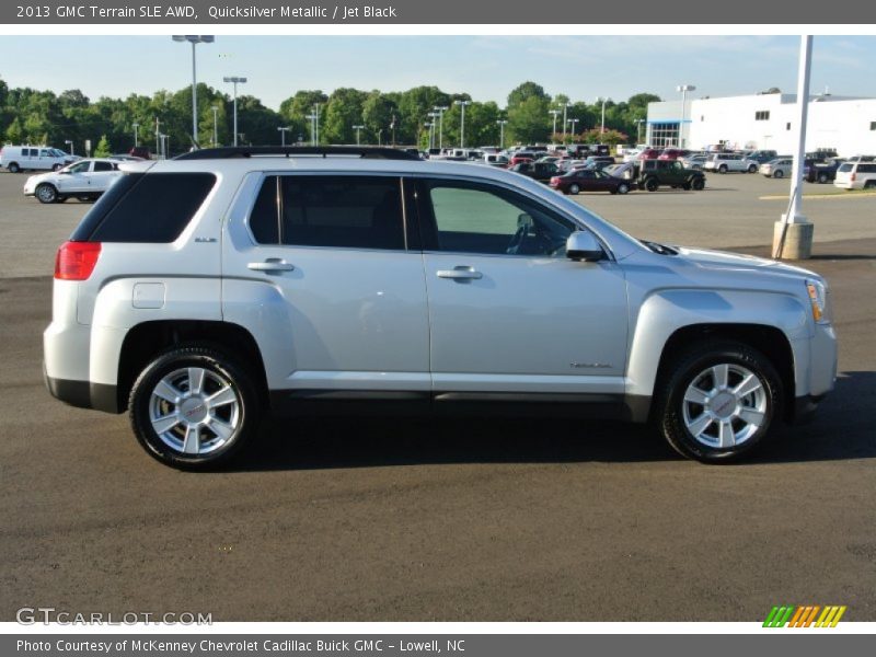 Quicksilver Metallic / Jet Black 2013 GMC Terrain SLE AWD