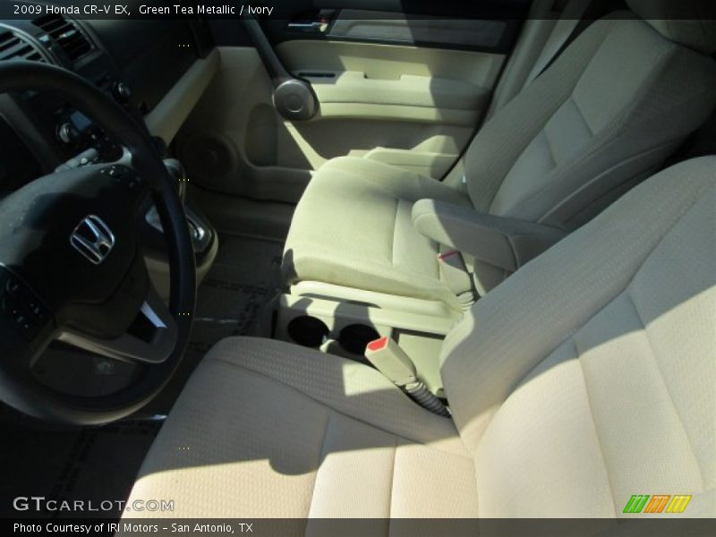 Green Tea Metallic / Ivory 2009 Honda CR-V EX