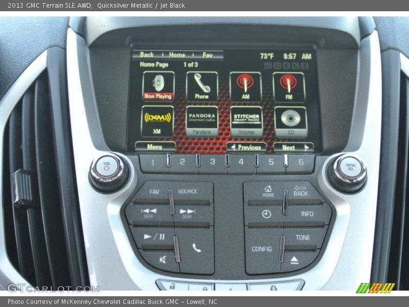 Quicksilver Metallic / Jet Black 2013 GMC Terrain SLE AWD