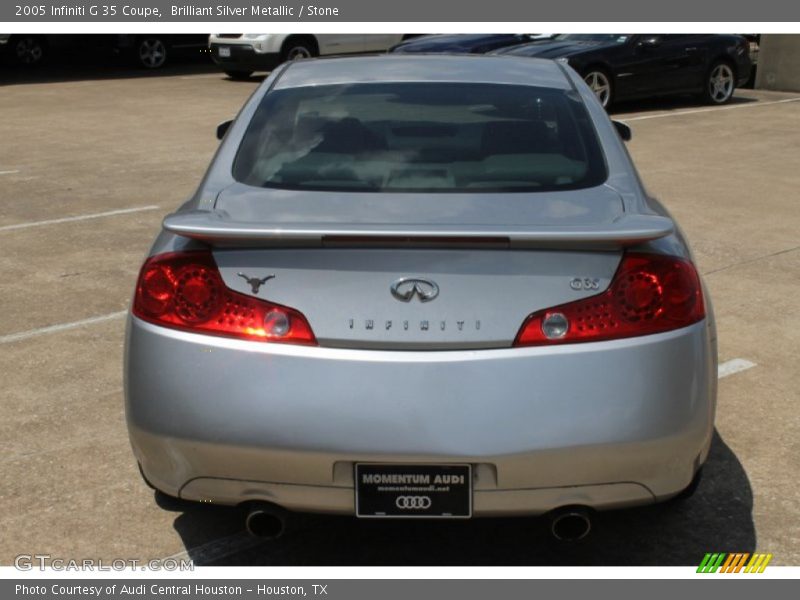 Brilliant Silver Metallic / Stone 2005 Infiniti G 35 Coupe