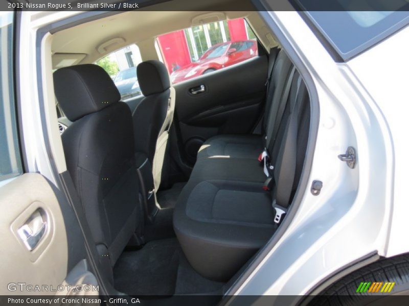 Brilliant Silver / Black 2013 Nissan Rogue S