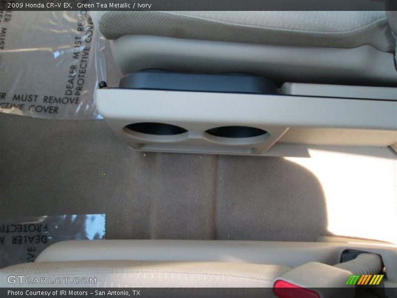 Green Tea Metallic / Ivory 2009 Honda CR-V EX