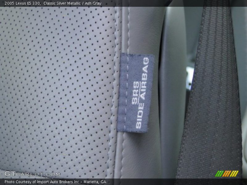Classic Silver Metallic / Ash Gray 2005 Lexus ES 330
