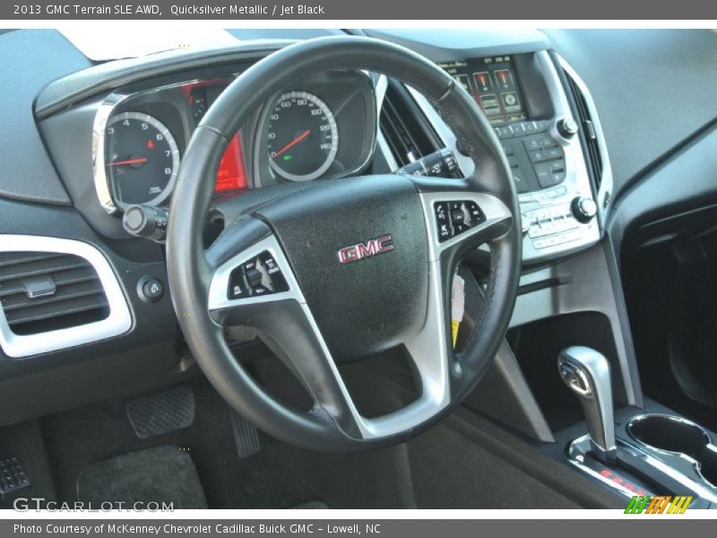 Quicksilver Metallic / Jet Black 2013 GMC Terrain SLE AWD