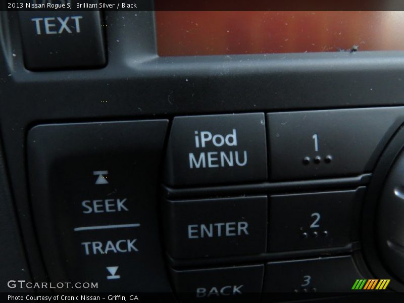 Brilliant Silver / Black 2013 Nissan Rogue S