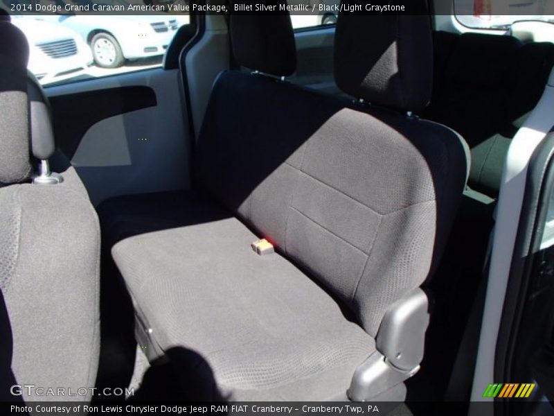 Billet Silver Metallic / Black/Light Graystone 2014 Dodge Grand Caravan American Value Package
