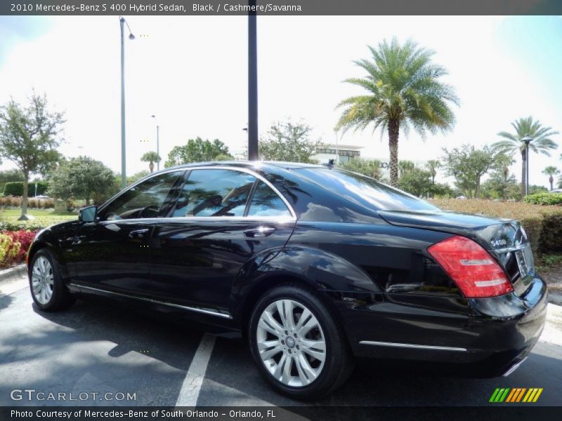 Black / Cashmere/Savanna 2010 Mercedes-Benz S 400 Hybrid Sedan