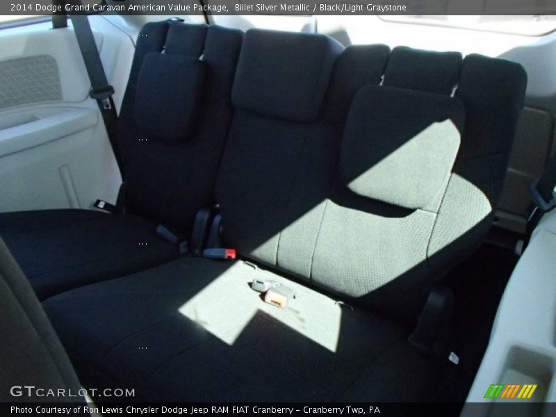 Billet Silver Metallic / Black/Light Graystone 2014 Dodge Grand Caravan American Value Package