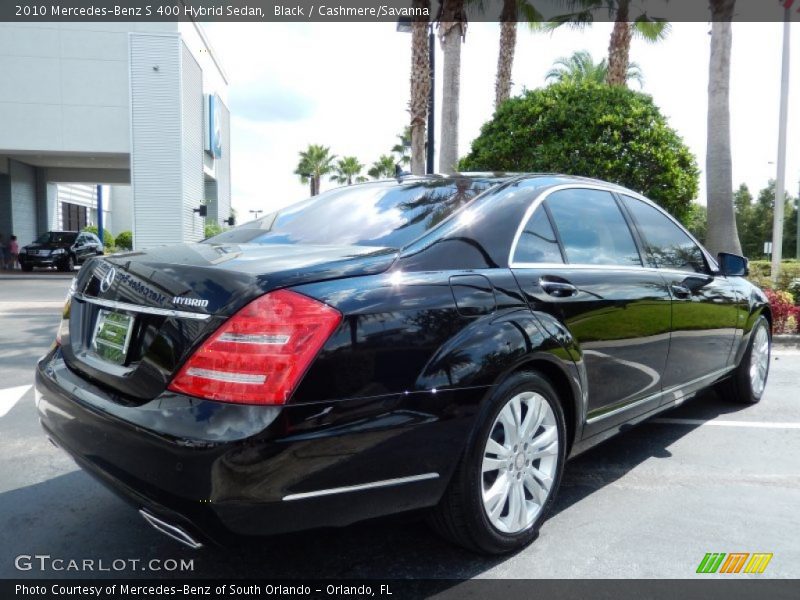 Black / Cashmere/Savanna 2010 Mercedes-Benz S 400 Hybrid Sedan
