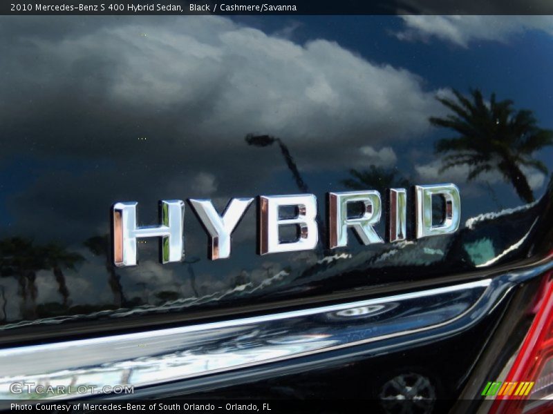 Black / Cashmere/Savanna 2010 Mercedes-Benz S 400 Hybrid Sedan