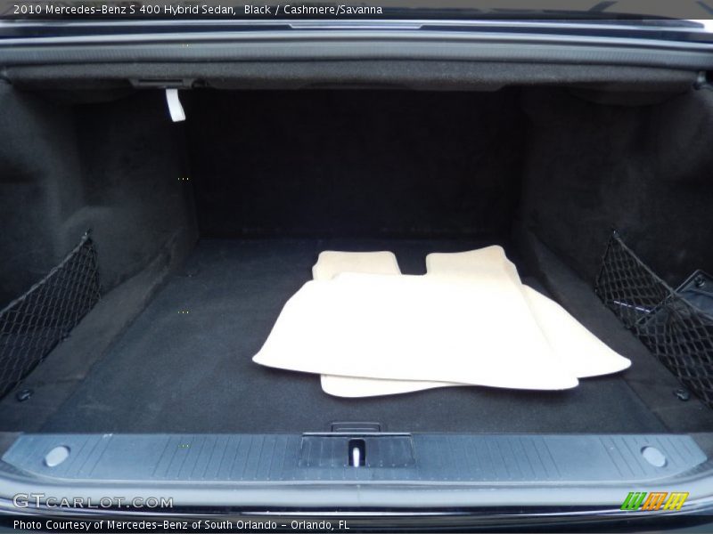 Black / Cashmere/Savanna 2010 Mercedes-Benz S 400 Hybrid Sedan