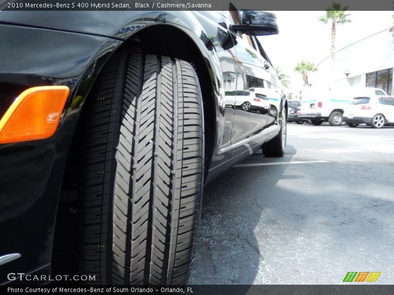 Black / Cashmere/Savanna 2010 Mercedes-Benz S 400 Hybrid Sedan