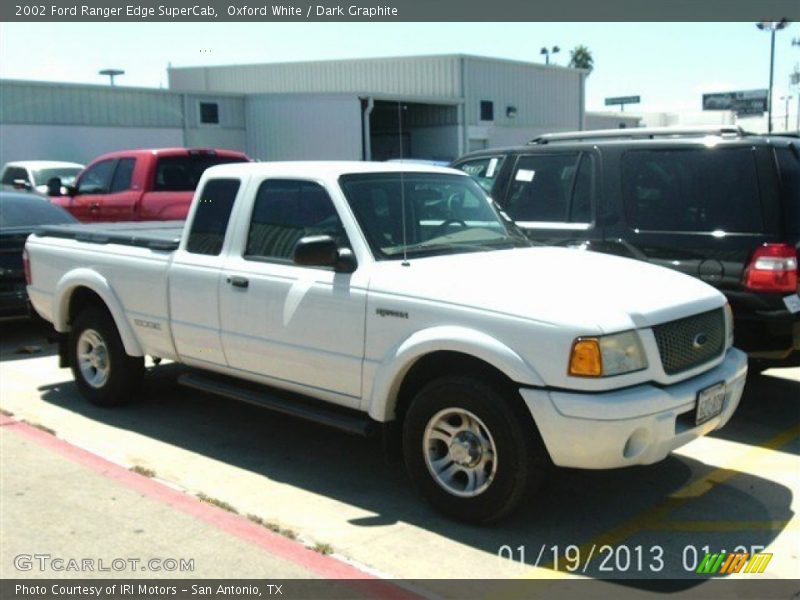 Oxford White / Dark Graphite 2002 Ford Ranger Edge SuperCab