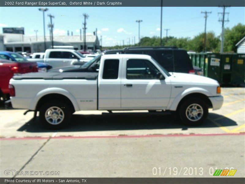 Oxford White / Dark Graphite 2002 Ford Ranger Edge SuperCab