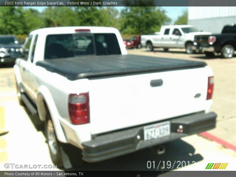 Oxford White / Dark Graphite 2002 Ford Ranger Edge SuperCab