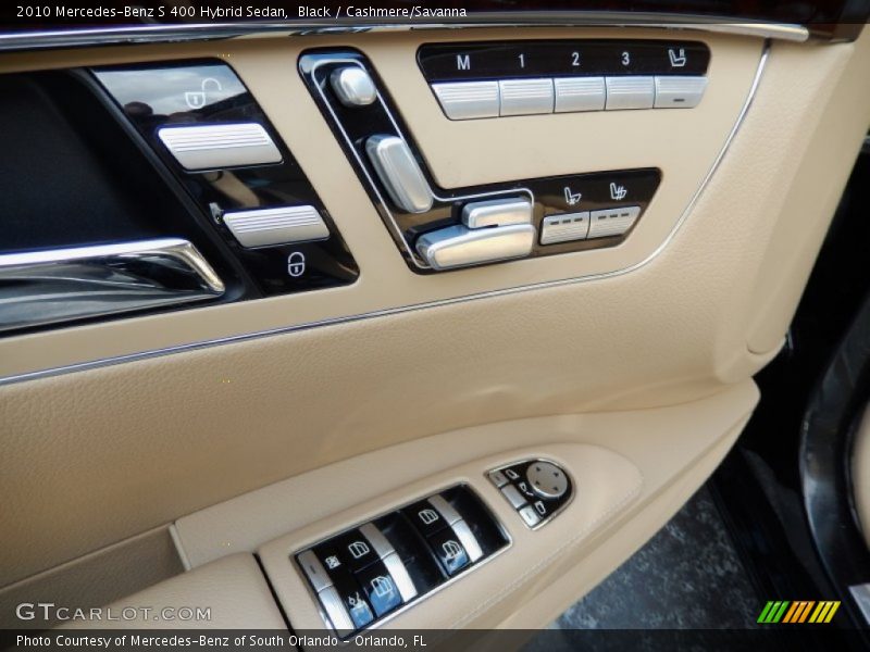 Black / Cashmere/Savanna 2010 Mercedes-Benz S 400 Hybrid Sedan