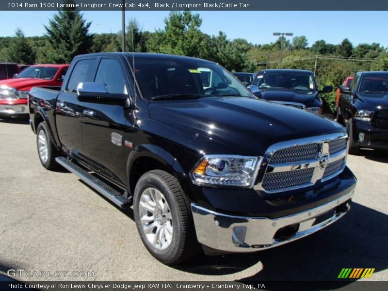 Black / Longhorn Black/Cattle Tan 2014 Ram 1500 Laramie Longhorn Crew Cab 4x4