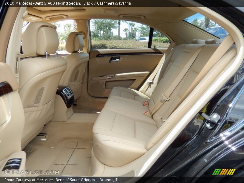 Black / Cashmere/Savanna 2010 Mercedes-Benz S 400 Hybrid Sedan