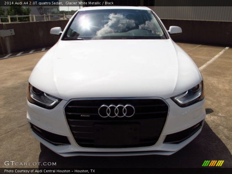 Glacier White Metallic / Black 2014 Audi A4 2.0T quattro Sedan