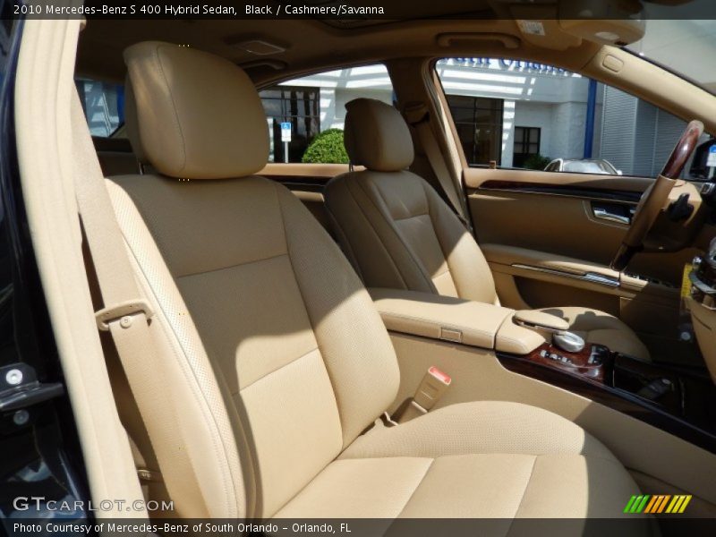 Black / Cashmere/Savanna 2010 Mercedes-Benz S 400 Hybrid Sedan