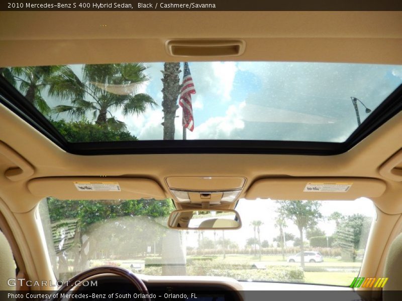Black / Cashmere/Savanna 2010 Mercedes-Benz S 400 Hybrid Sedan