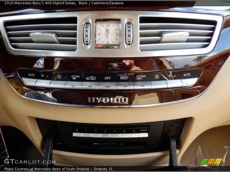 Black / Cashmere/Savanna 2010 Mercedes-Benz S 400 Hybrid Sedan