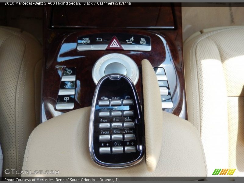 Black / Cashmere/Savanna 2010 Mercedes-Benz S 400 Hybrid Sedan