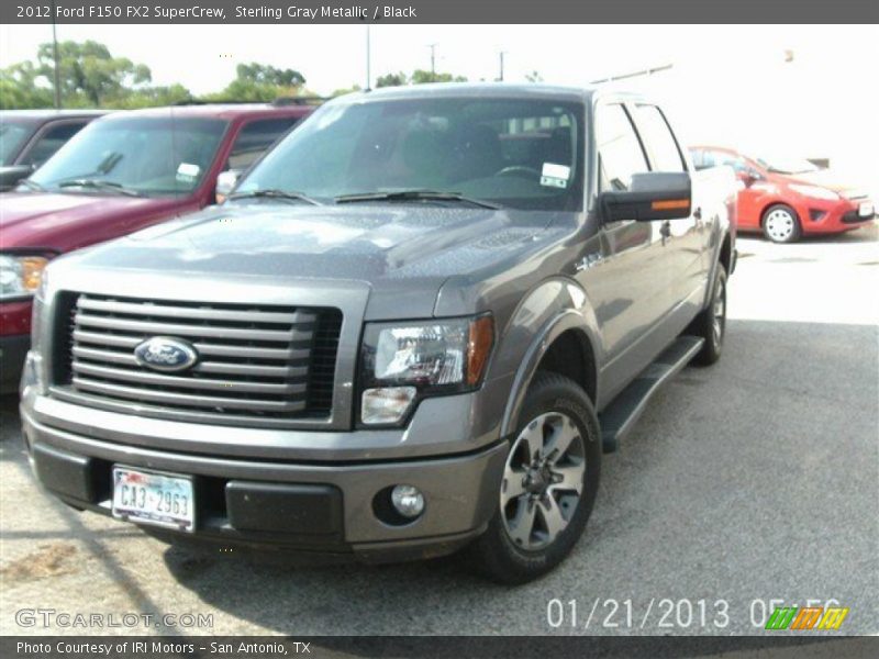 Sterling Gray Metallic / Black 2012 Ford F150 FX2 SuperCrew