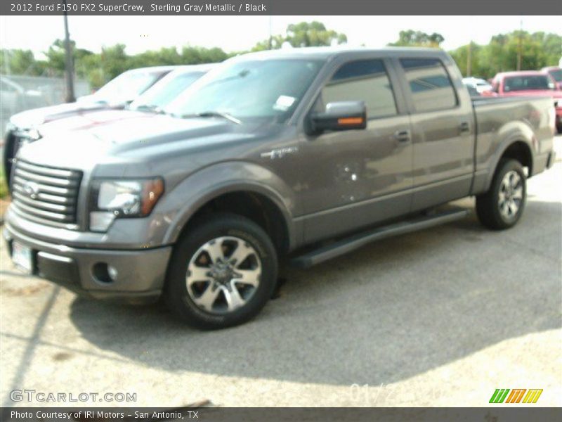 Sterling Gray Metallic / Black 2012 Ford F150 FX2 SuperCrew