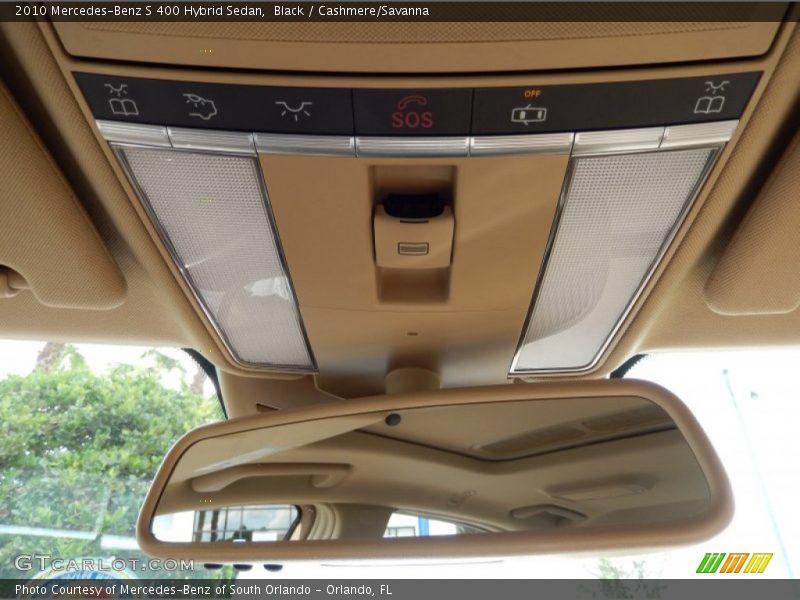 Black / Cashmere/Savanna 2010 Mercedes-Benz S 400 Hybrid Sedan