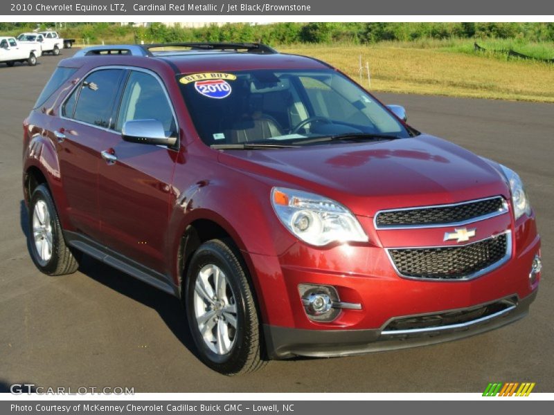Cardinal Red Metallic / Jet Black/Brownstone 2010 Chevrolet Equinox LTZ
