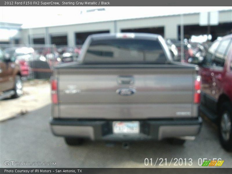 Sterling Gray Metallic / Black 2012 Ford F150 FX2 SuperCrew