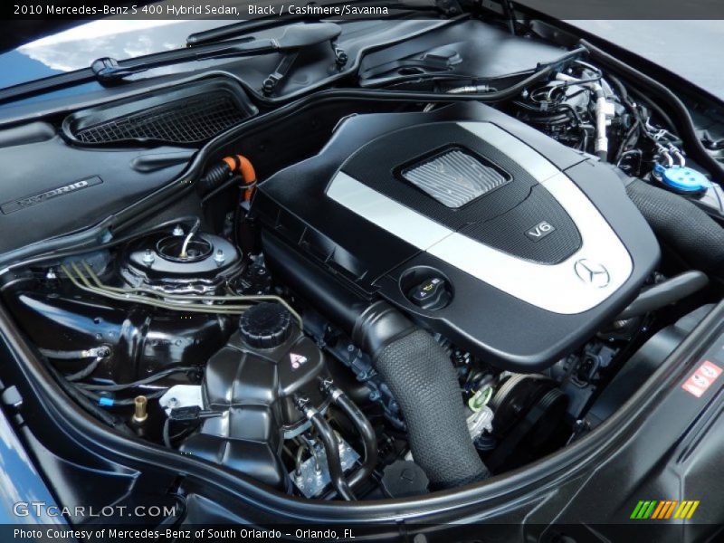 Black / Cashmere/Savanna 2010 Mercedes-Benz S 400 Hybrid Sedan