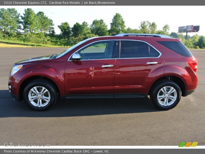 Cardinal Red Metallic / Jet Black/Brownstone 2010 Chevrolet Equinox LTZ