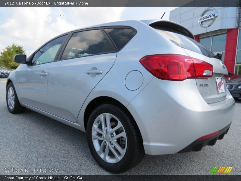 Bright Silver / Stone 2012 Kia Forte 5-Door EX