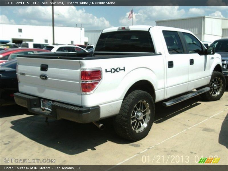 Oxford White / Medium Stone 2010 Ford F150 XL SuperCrew 4x4