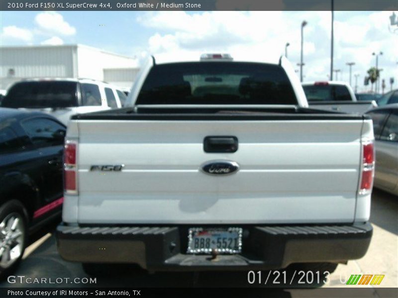 Oxford White / Medium Stone 2010 Ford F150 XL SuperCrew 4x4