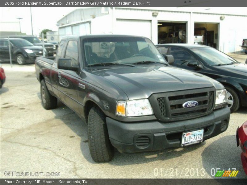 Dark Shadow Grey Metallic / Medium Dark Flint 2009 Ford Ranger XL SuperCab