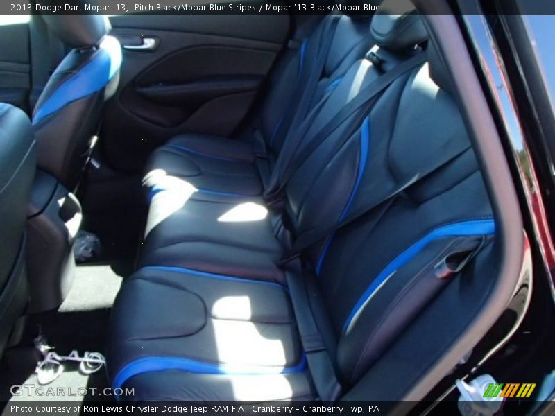 Rear Seat of 2013 Dart Mopar '13