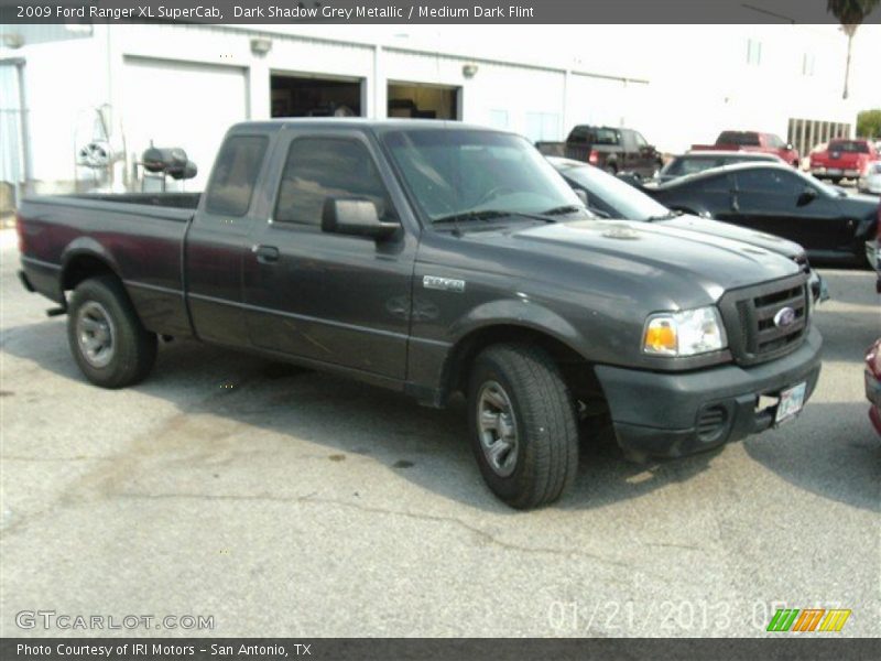 Dark Shadow Grey Metallic / Medium Dark Flint 2009 Ford Ranger XL SuperCab