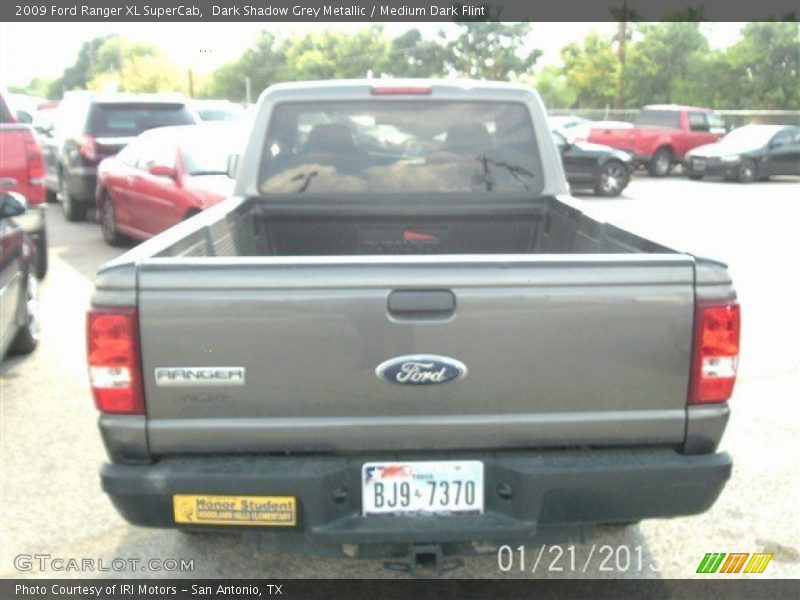 Dark Shadow Grey Metallic / Medium Dark Flint 2009 Ford Ranger XL SuperCab