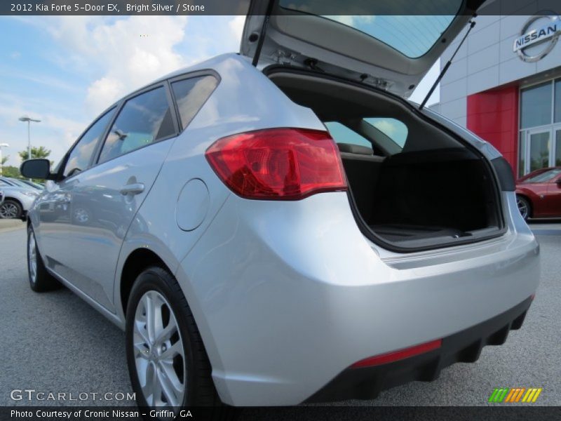 Bright Silver / Stone 2012 Kia Forte 5-Door EX