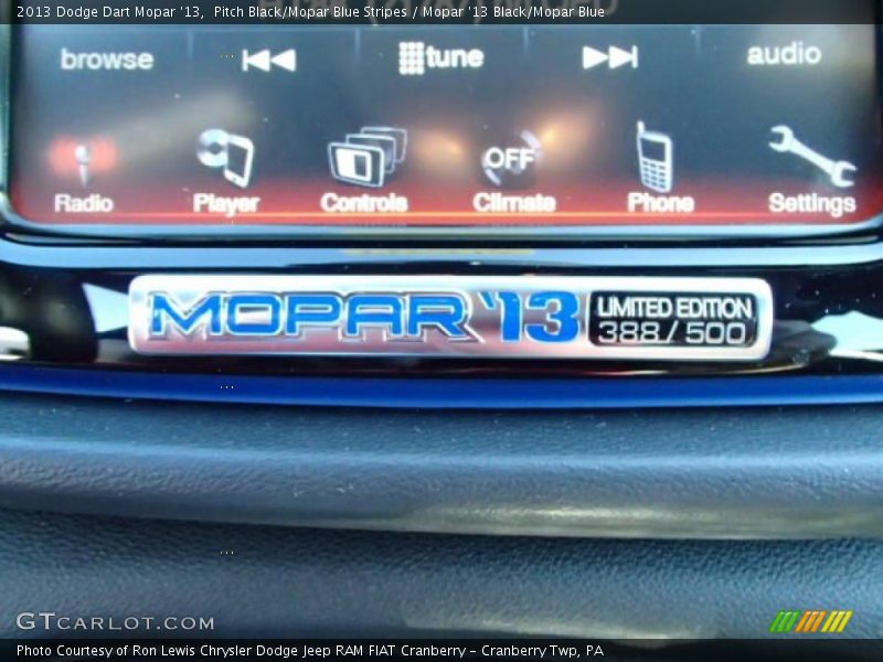 Limited Edition 388 of 500 - 2013 Dodge Dart Mopar '13